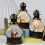 Christmas Snow Globe Lantern Cylinder Bronze 1 Pc 2