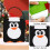 Felt Christmas Gift Bags for Candies and Biscuits 6 Pack 4