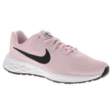 (Pink, 4 (Adults')) Nike Girls Running Shoes Trainers Nike Revolution 6 Nn Pink UK Size