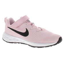 (Pink, 13.5 (Children's)) Nike Girls Running Shoes Trainers Revolution 6 pink foam black UK Size