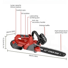 12 inch Cordless Chainsaw,Electric Handheld Wood Cutter + Battery For Makita 21V