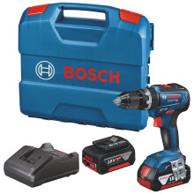 Bosch Combi Drill Cordless 18V 2x5.0Ah Li-Ion GSB18V-55 Compact Brushless - Refurbished