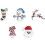 Christmas brooch snowflake candy cane snowman pin 1