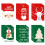 Christmas Card Set Gold Leaf 12 Cards 1