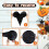Halloween Witch Wizard Hat Cosplay Costume 2 pcs 3