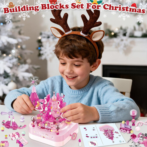 Christmas Tree Building Block Set 594 Pieces 2