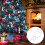 Solar Christmas Tree Lights Outdoor Waterproof 10m 2
