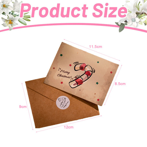 Vintage Christmas Bronzing Card with Envelope 1