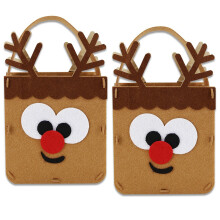 Felt Christmas Gift Bags for Candies and Biscuits