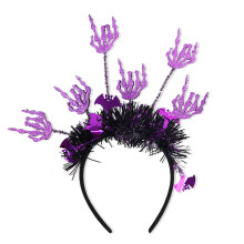 Halloween Pumpkin Spider Ghost Headband Radial Design