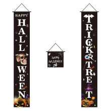 Halloween Porch Banner Set 2 Pieces Indoor Outdoor