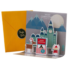3D Greeting Card Christmas Eve Business Gift