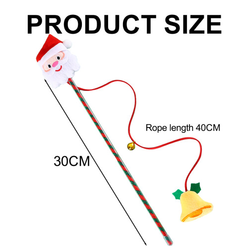 Cat Interactive Toy Stick with Bell and Sound 1