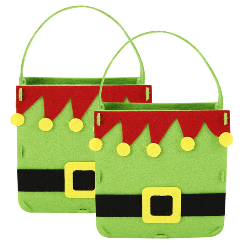 Felt Christmas Gift Bags for Candies and Biscuits