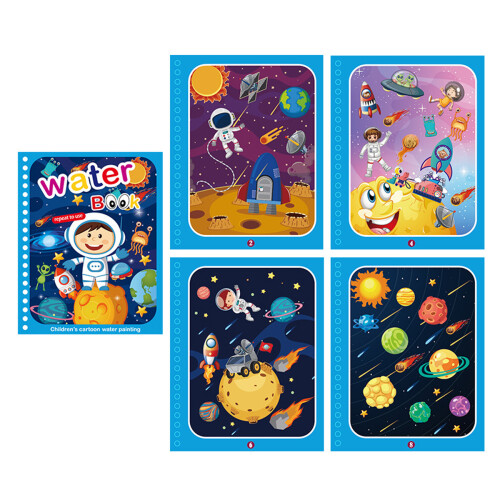 Children's Water Painting Puzzle Book