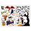 Halloween Gel Window Decals Pumpkin Witch Bat Spider 1