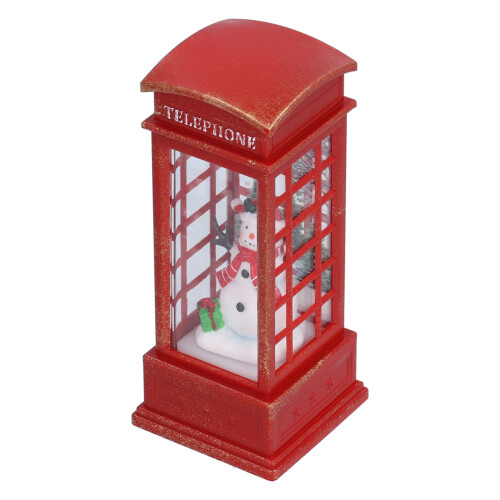 Christmas Lantern with Snow Globe and Night Light