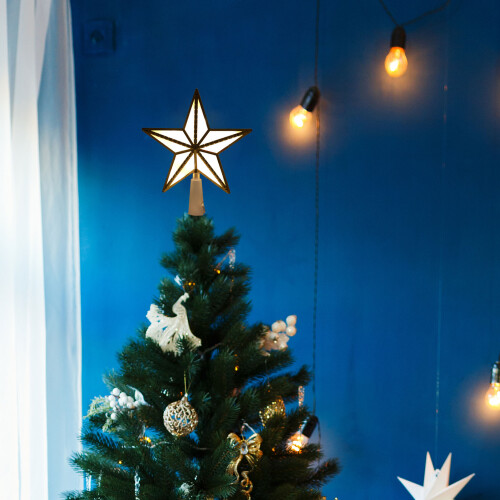 Star Tree Topper LED Glowing Decoration 1