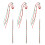 Christmas Cat Tassel Bell Toy Pole 3 pcs 1
