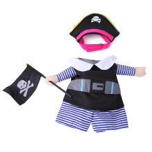 Pirate Dog Cat Costume for Halloween Christmas
