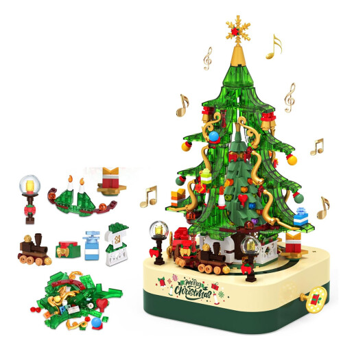 Christmas Tree Building Blocks Set 594 Pieces
