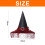 Halloween Witch Wizard Hat Cosplay Costume 2 pcs 2