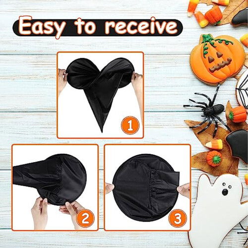 Halloween Witch Wizard Hat Cosplay Costume 2 pcs 2
