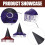 Halloween Witch Wizard Hat Cosplay Costume 2 pcs 4