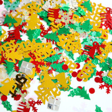 Christmas Confetti Pack Snowflake Pine Alphabet 6