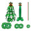 Christmas Tree Foil Balloon Self-Standing 18 Inch 1