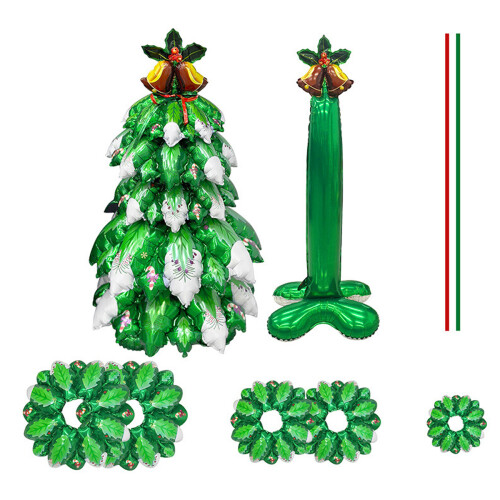 Christmas Tree Foil Balloon Self-Standing 18 Inch