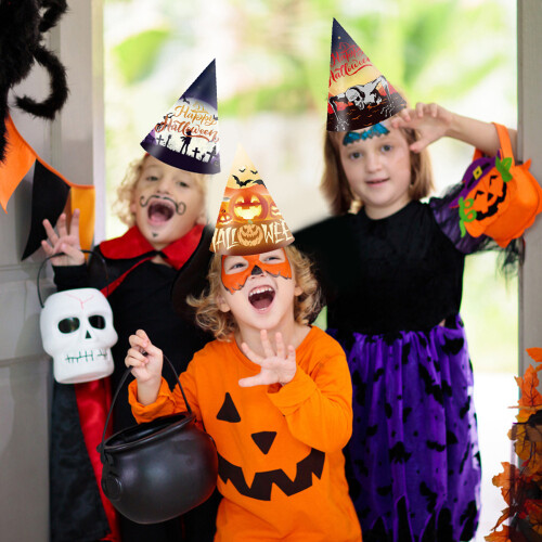 Triangle Hat Paper Halloween Party Decoration 2