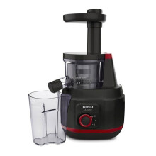 Presse-agrumes noir - Tefal - Récipient à jus indépendant 800 ml - Puissance 150 W - Corps en plastique - Poussoir