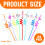Cartoon Plastic Straws for Kids Party Use 5
