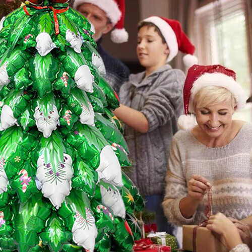 Christmas Tree Foil Balloon Self-Standing 18 Inch 1