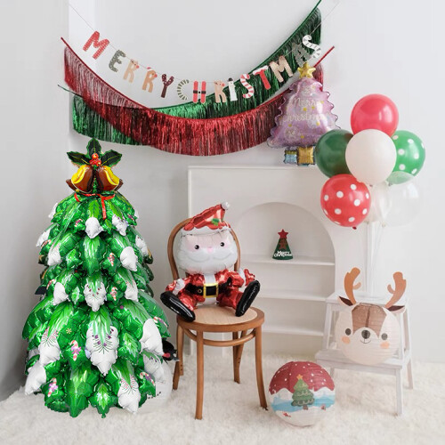 Christmas Tree Foil Balloon Self-Standing 18 Inch 2