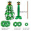 Christmas Tree Foil Balloon Self-Standing 18 Inch 5