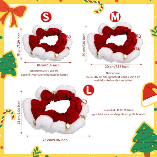 Christmas Pet Collar Elastic Dog Cat Collar 2