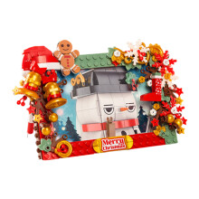 Christmas Building Blocks Set with 4 Pieces