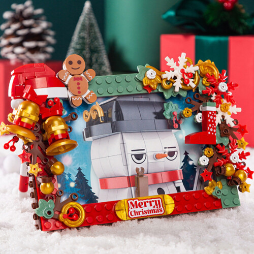 Christmas Building Blocks Set with 4 Pieces 1