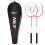 Ensemble de badminton avec raquettes en aluminium et housse 2