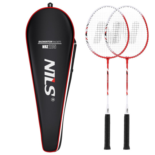 Ensemble de badminton avec raquettes en aluminium et housse 1