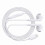 Écouteurs Filaires pour iPhone 12 Pro Max Lightning avec Micro intégré Blanc 1