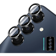 TECHTA Protection Caméra pour Samsung Galaxy A16 5G - Verre Trempé 9H Anti-Rayures - Noir