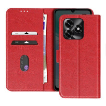 Avizar Portemonneehoes voor Honor X5c Plus 4G Chesterfield-serie met videostandaard