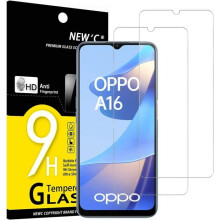 Lot de 2, Verre Trempé pour Oppo A16 (6,52), A16s, Film Protection écran - Anti Rayures - sans Bulles d'air -Ultra Résistant ([94]