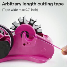 Heat Tape Dispenser with Pen Slot Semi-Automatic Desk 3/4Inch Sublimation Tape Dispenser Cut, for Office Warehouse
