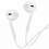 Écouteurs Filaires pour iPhone 12 Pro Max Lightning avec Micro intégré Blanc 4