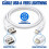 Chargeur secteur - JNR - TECHTA - Double USB-A - 5V 2,1A - Câble Lightning inclus 3