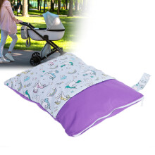 Wickeltasche 35x30 cm mit Nass Trocken Fächern